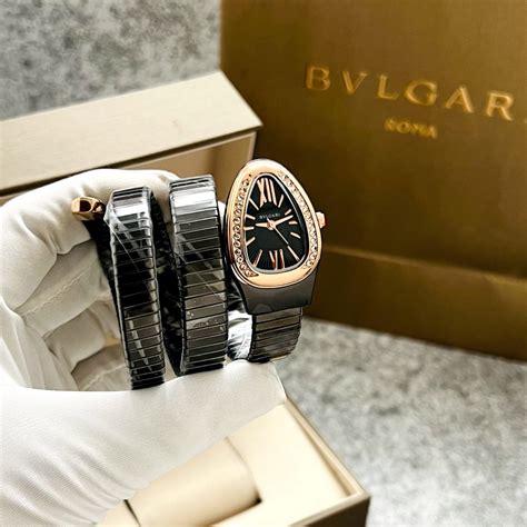 bvlgari replica ladies watch triangle|bvlgari serpenti watch first copy.